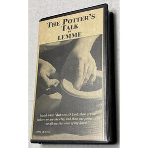 The Potter's Talk by Lemme VHS Tape (1994) || Pottery, Christian Vintage